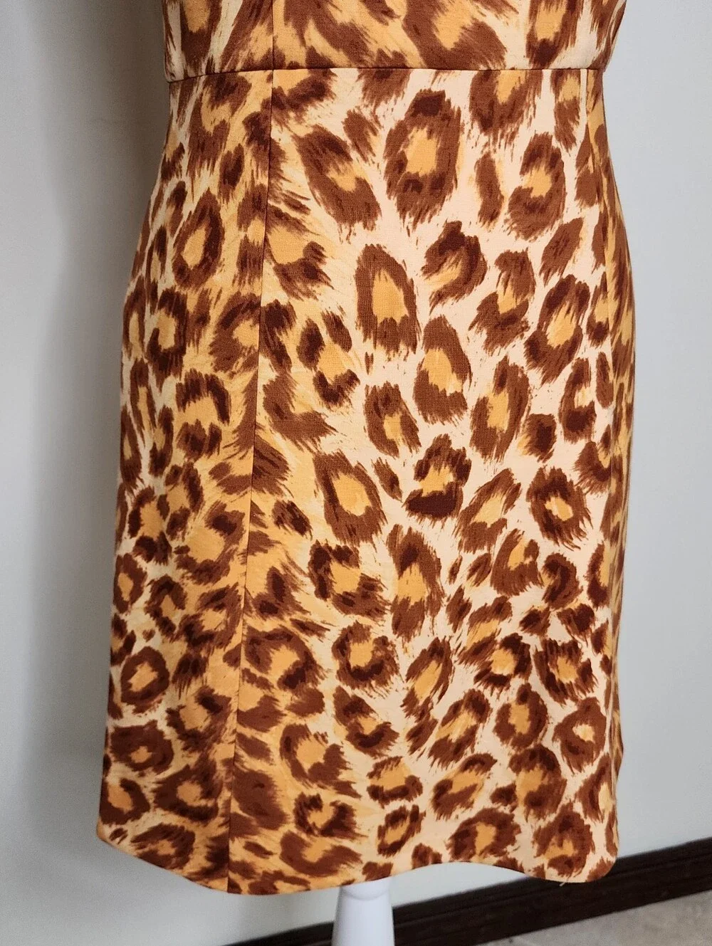 Kate Spade Panthera Ponte Sleeveless Cheetah Print Shift Mini Dress XS Baddie